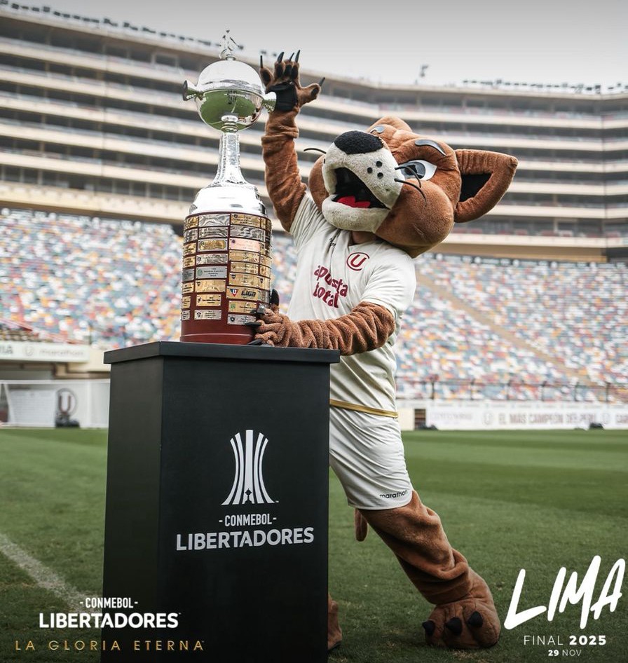 La Copa CONMEBOL Libertadores está en Lima!

<a href="/Libertadores/">CONMEBOL Libertadores</a>
#EstadioMonumentalU 
#GloriaEterna   
#CopaLibertadores2025