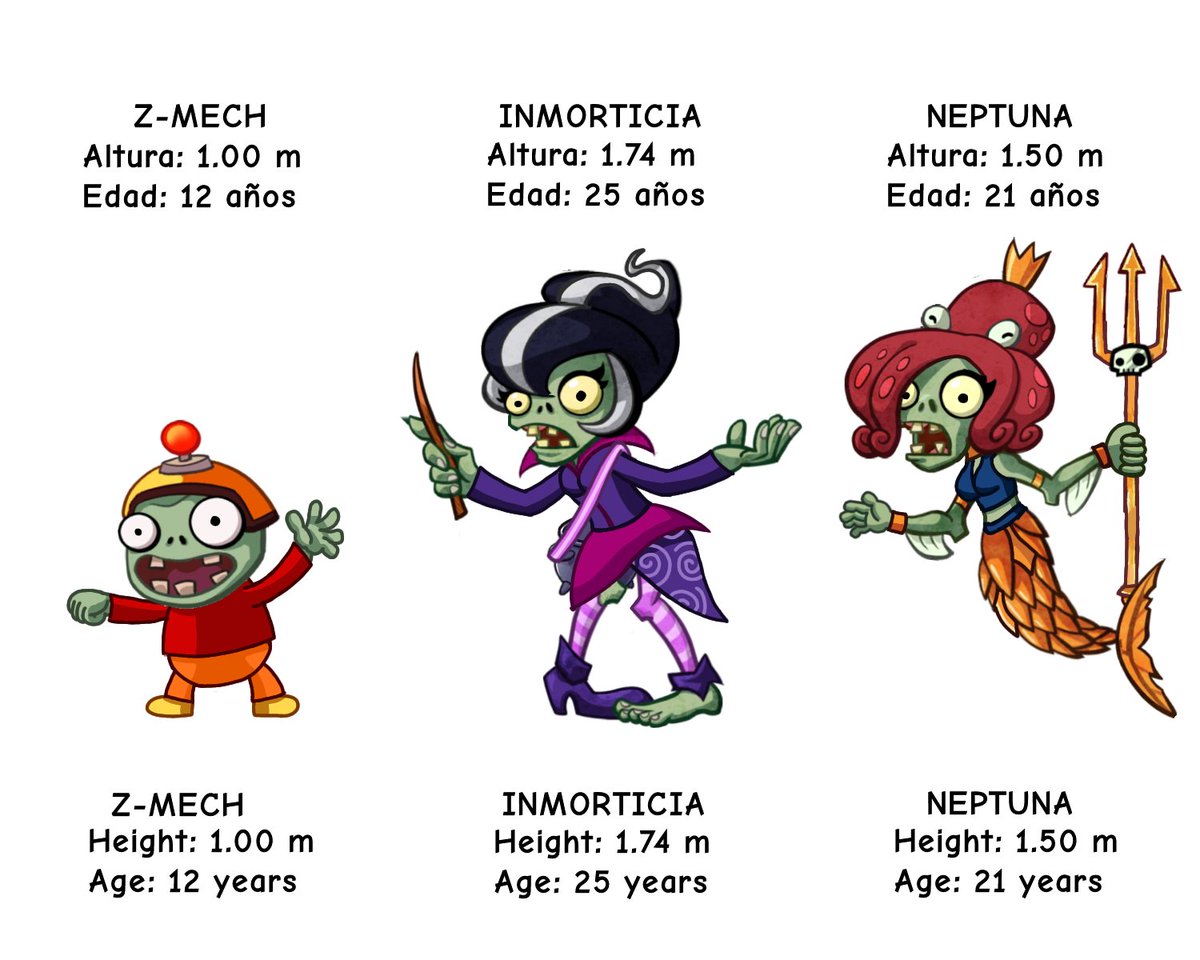 charamanti6's tweet image. ALTURAS Y EDAD A MI OPINIÓN:
Ademas de algunas pequeñas modificaciones a los heroes zombis para mí Versión de pvz

HEIGHTS AND AGE IN MY OPINION: In addition to some minor modifications to the zombie heroes, for my version of PvZ

#pvz #pvzh #pvzagente #pvzfanart #pvzAU