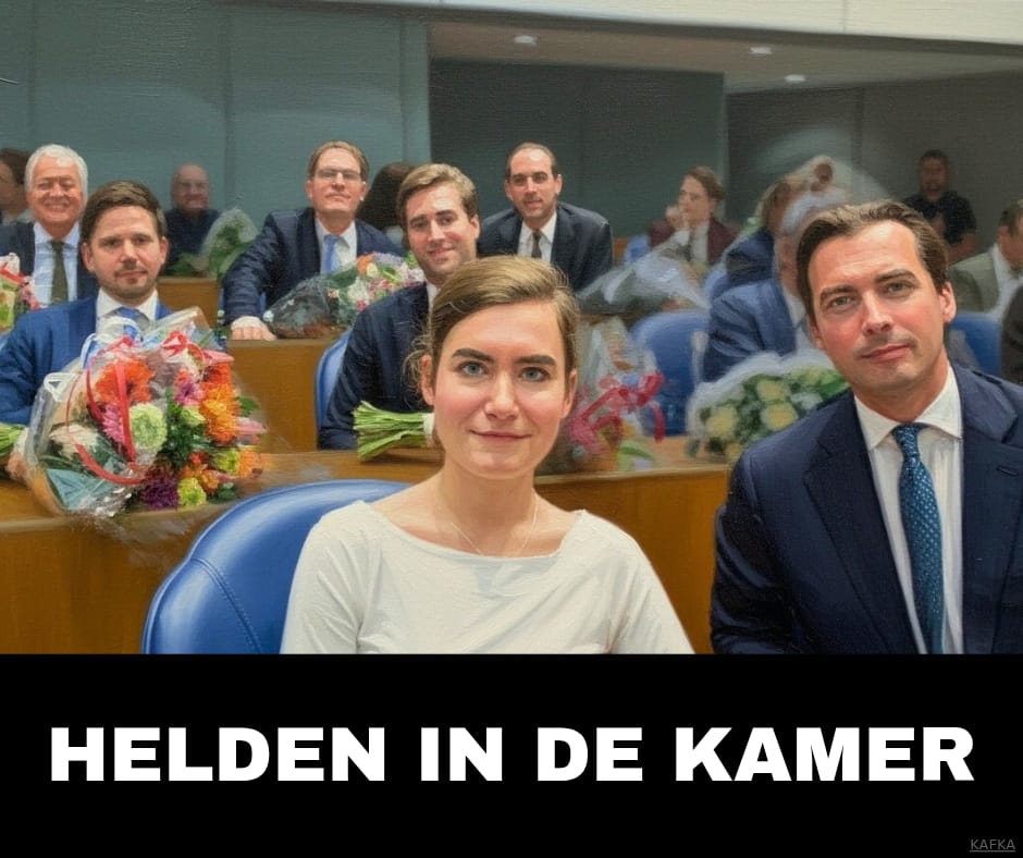 FVD met 7 man (en vrouw) sterk terug in de kamer! Geweldig! 
Alle vertrouwen in fundamentele oppositie tegen de D66-waanzin die op ons afkomt!

Doe een ❤️ &amp; RT als je FVD steunt!