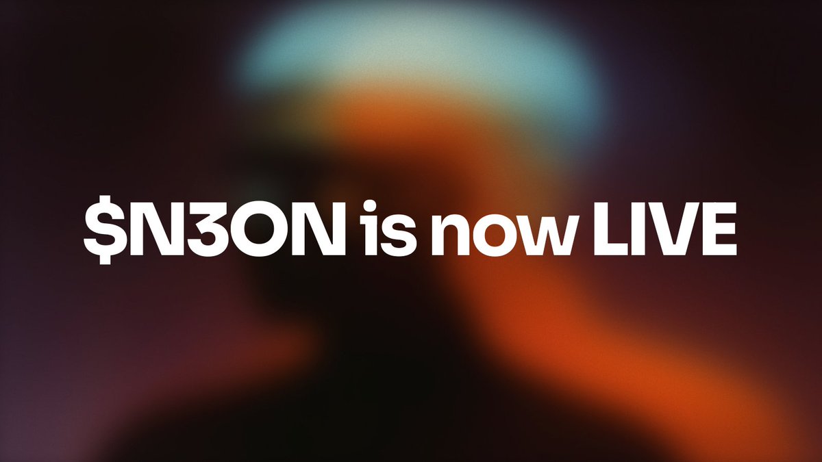 thrustdotcom's tweet image. $N3ON is now LIVE.

Be part of the culture → thrust.com/n3on/

Earn XP by trading N3ON on Thrust. You can also trade N3ON on other DEX&apos;s.

Note: The official CA and token details are in the link above. Please do not fall for scams.

The people&apos;s version of CCM, begins…