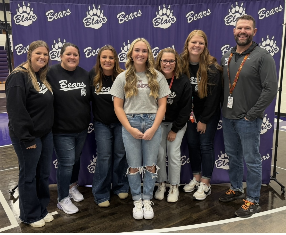 Congratulations to <a href="/jacy_schueth/">Jacy Schueth</a> on signing day! 

Jacy will be continuing her softball career at Morningside College, while majoring in nursing. 

We are all so proud of you, Jacy!