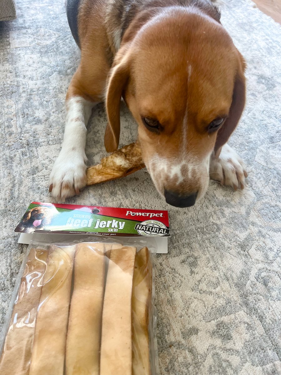 BubblyMoments's tweet image. High-protein indulgence for your furry friend! 🐾💛
Powerpet Smoked Beef Jerky Skin — real beef, real flavor, real happiness!

🛍️ amzlink.to/az0HvKVGuFIXY

#DogTreats #Powerpet #PetWellness
