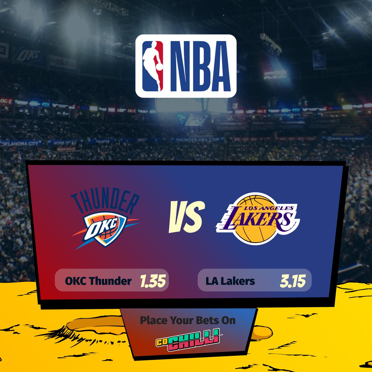 NBA Night - Nov 12, 2025🔥🏀

The league serves up a loaded Wednesday slate, but all eyes are on Oklahoma City as the red-hot #OKCThunder host the #LALakers in a showdown that could say a lot about both teams’ early-season trajectories. Paycom Center should be buzzing as Shai