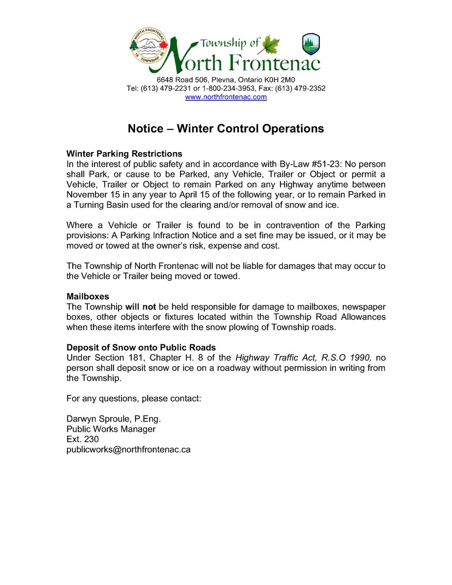 North Frontenac tweet media