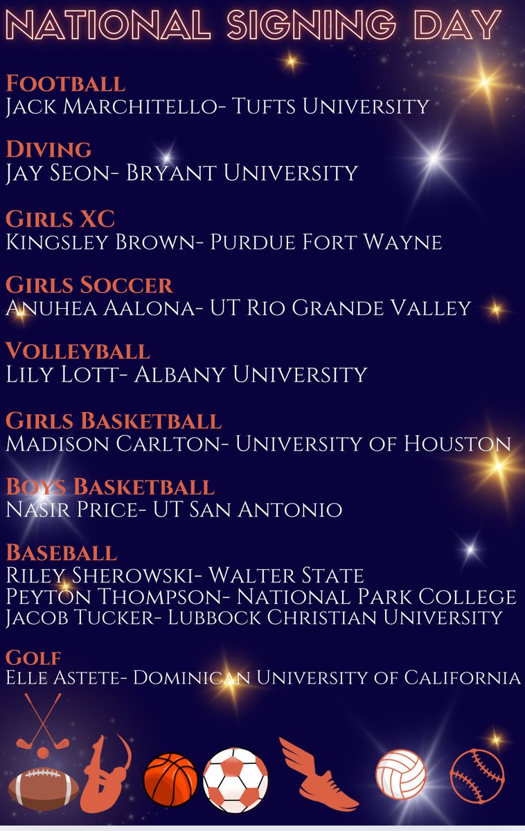 🌟Signing day 2025! 

<a href="/7LHSFootball/">Seven Lakes Football</a> <a href="/SpartanAquatics/">SLHS Swim and Dive</a> <a href="/7LXCTrack_Field/">SevenLakesXC,Track&Field</a> <a href="/SLGirlsSoccer7/">Seven Lakes Girls Soccer</a> <a href="/7LakesVBnews/">SevenLakesVolleyball</a> <a href="/7LakesGBB/">7LakesGBB</a> <a href="/7LSpartanHoops/">Seven Lakes Basketball</a> <a href="/7Lakesbaseball/">SLHS Baseball</a> <a href="/7lakesgolf/">Seven Lakes Golf</a> all have athletes headed to the next level !!!!