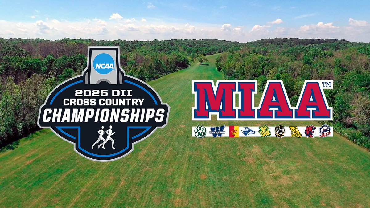 TheMIAA's tweet image. 🏆🏃‍♂️🏃‍♀️

Six teams and eight individuals will represent the MIAA in the 2025 @NCAADII Cross Country National Championships on November 22 in Kenosha, Wisconsin.

📰➡️ themiaa.com/news/2025/11/1…
#BringYourAGame
