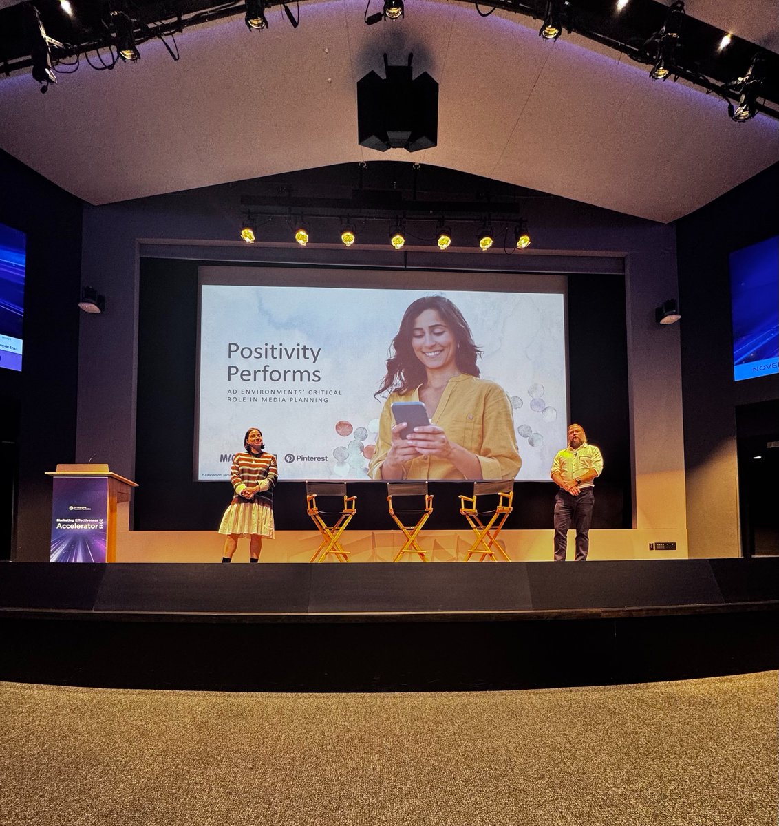 the_ARF's tweet image. Tune in to #ARFAccelerator now as Pinterest and MAGNA show how aligning media with positive, engaging environments can boost brand favorability, preference, and purchase intent.