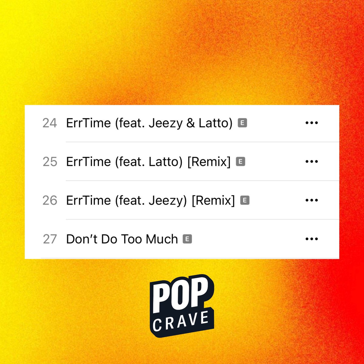 PopCrave's tweet photo. Cardi B releases ‘AM I THE DRAMA? (Snow Edition)’ featuring additional tracks. https://t.co/IxEIsZe8x7