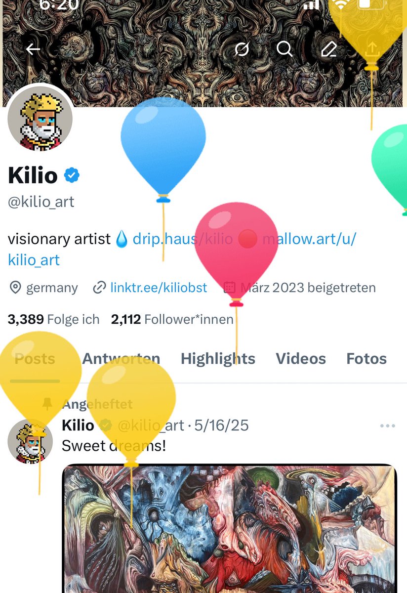 29 years today. Managed to live solely off art &amp; crypto till now. Blessed 😇😇