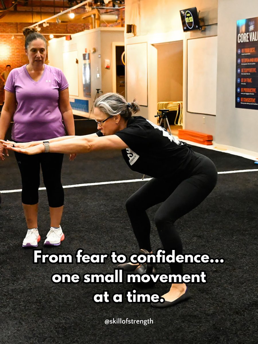 Clara was terrified of exercising. 😨

An old knee injury, sleep apnea, and years of hearing "movement will hurt you" made her freeze at the thought of a squat. Not even a small one.

...
#MovementIsMedicine #FitnessAfter40 #StrongerEveryDay #ConfidenceInMotion #HealthyLiving