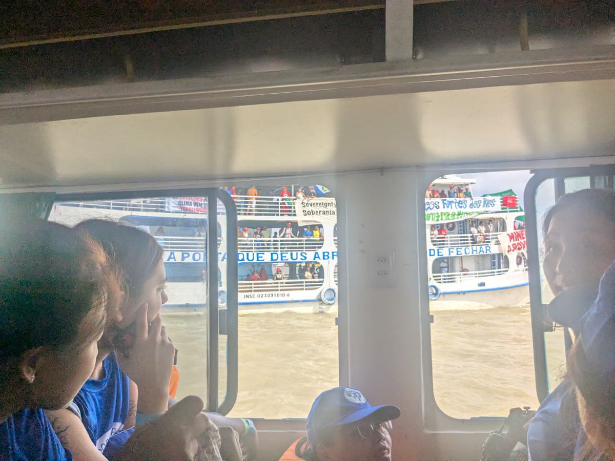 CSE at <a href="/Cop30noBrasil/">COP30 Brasil</a>: The Belem Buzz

A show of solidarity in the waters of Belem

Day 3 saw the the start of the People’s Summit, a gathering of civil society organisations, indigenous communities and social movements from Brazil and other countries.

📸: <a href="/rudrathavinashi/">Rudrath</a>