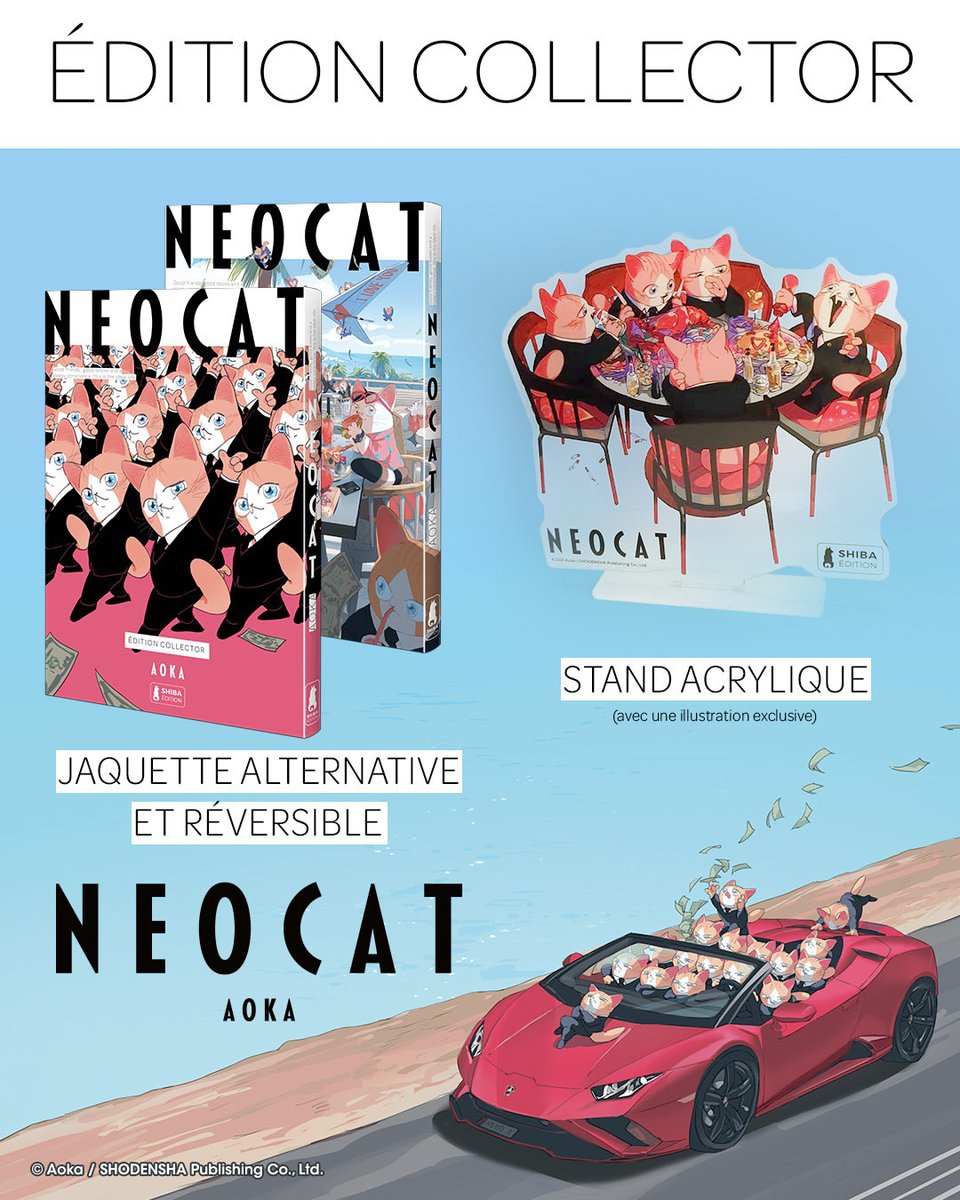 Vous aimez la compagnie des chats ? 🐈

Dans « NEO CAT », ils se sont terriblement bien adaptés aux comportements humains.

« NEOCAT » d’Aoka, c’est disponible en librairie, sur notre boutique en ligne et en numérique !