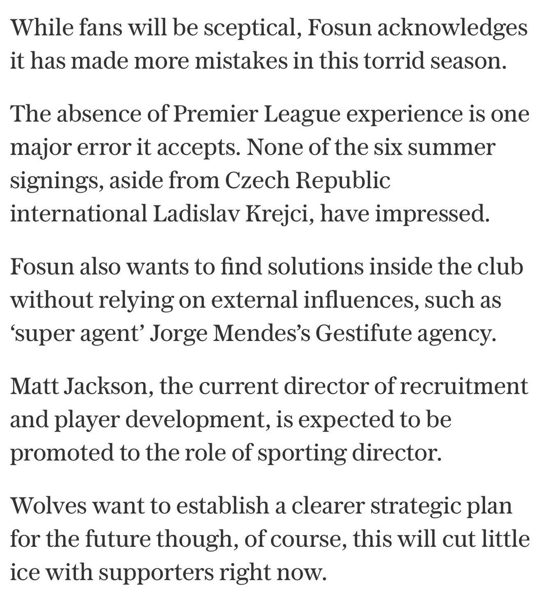 Russ_3023's tweet image. Circling the drain for 3 years and it’s just occurred to him they’ve made mistakes 

If you don’t laugh you’ll cry…

#wwfc #fosunout