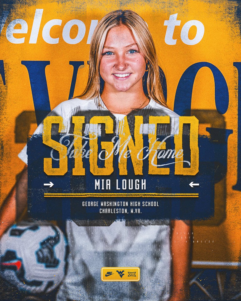 𝓢𝓲𝓰𝓷𝓮𝓭 ✍️

⚽ Mia Lough
📍 Charleston, W.Va.
🏫 George Washington High School

#HailWV