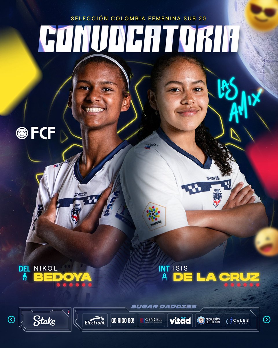 Nooo pero es que no me las dejan descansar ola!!!
Bueno, ahí van mis máquinas de nuevo a la <a href="/FCFSeleccionCol/">Selección Colombia</a> Sub20