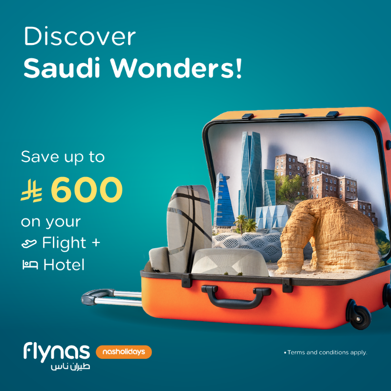 flynas's tweet photo. 📍Don’t miss the White November Sale!

Save up to 2,000 SAR on your next trip (flight + hotel) with nasholidays!🤩✈️

Fly and Stay in Europe, GCC, Makkah &amp; Beyond!

From leisure to Umrah - start your journey for less! 

#SaveAndTravel
#nasholidays