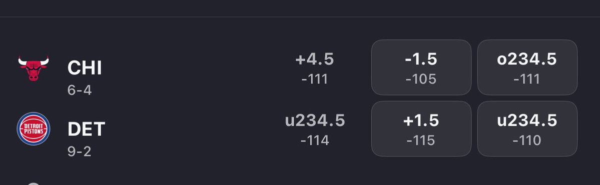 onestop_choco's tweet image. Opening line +4.5, now the dog flipped to -1.5. 👀

Oh yeah… we’re about to learn something real from this one.
Yeeeerrrr!

🔥 #BagTalk #LineMovement