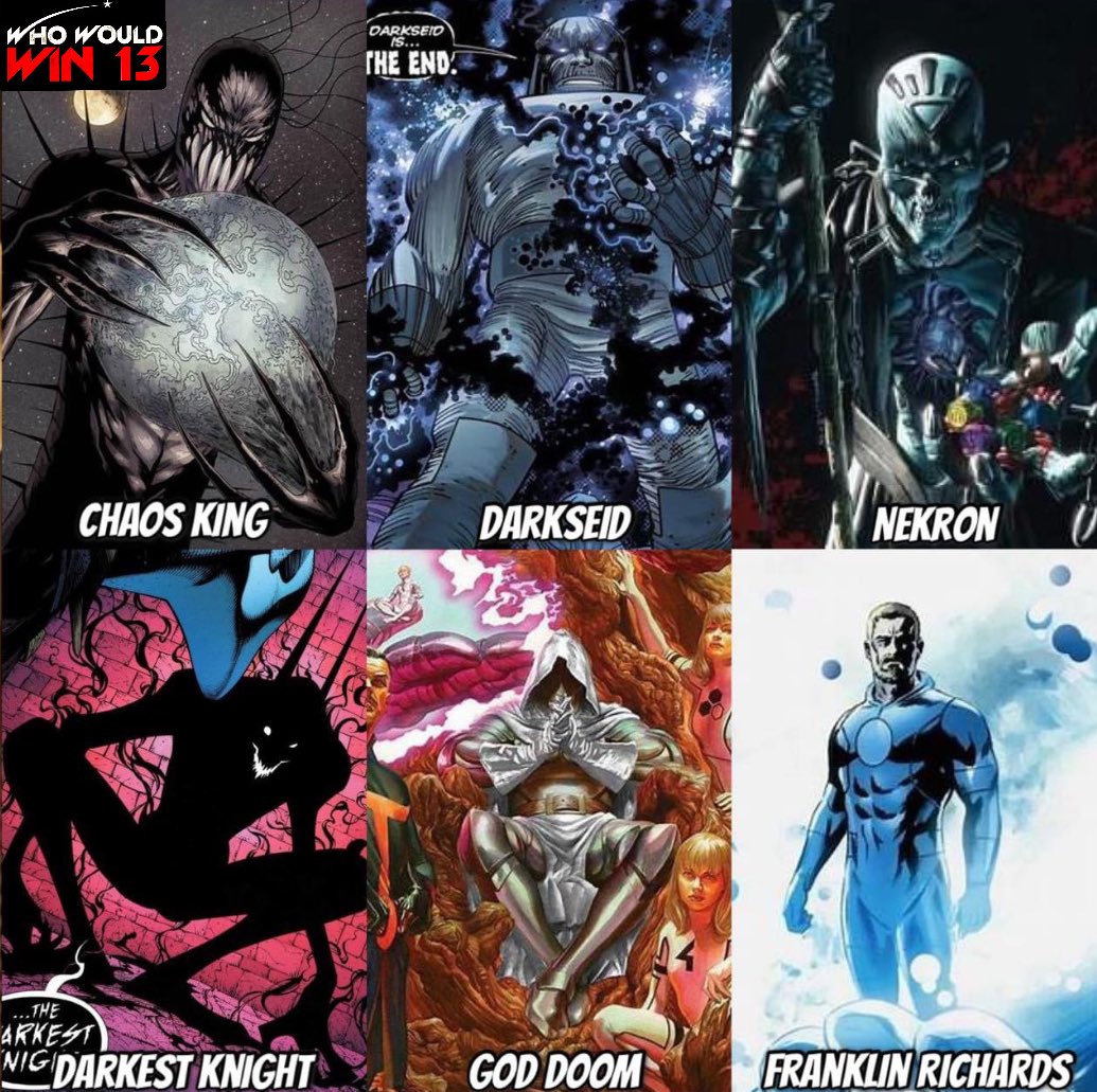 WhoWouldWin13's tweet image. Who wins this #FreeForAll⚔️💥⁉️ and Why⁉️

#whowouldwin #deathbattle #trending #viral #Marvel #dc #comic