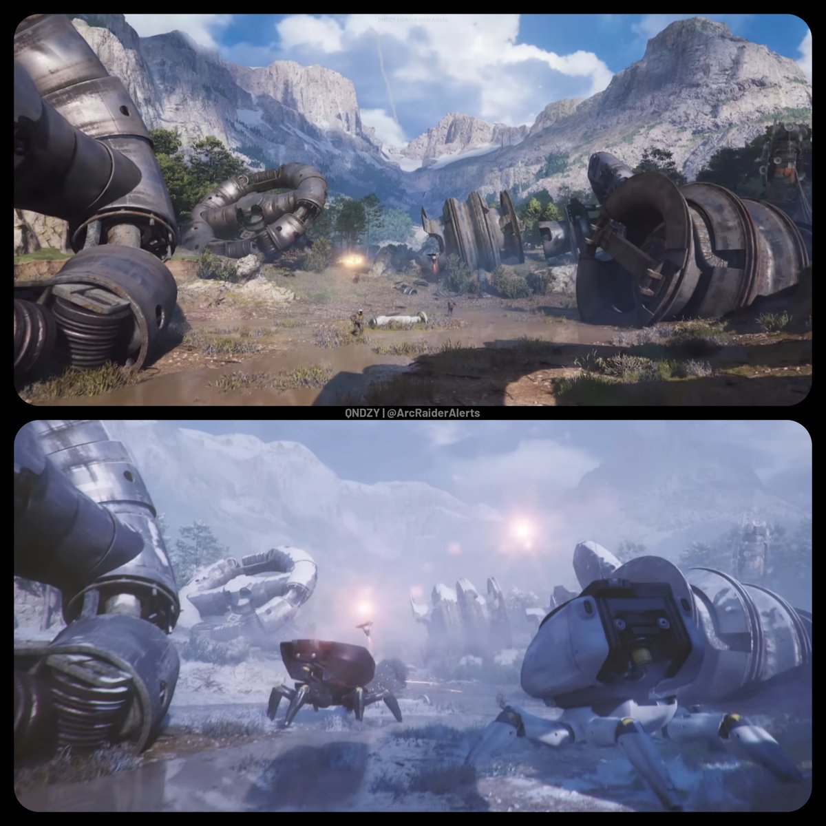 ArcRaiderAlerts's tweet photo. ARC Raiders North Line update is just the beginning of the post-launch roadmap.

The next update, Cold Snap, arrives this December with a new event, a snowfall map condition, and the Expedition Project Raider reset. ❄️ https://t.co/TvYjDhIrF8
