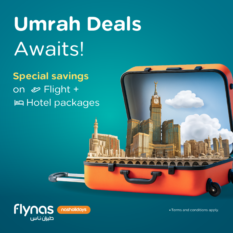 flynas's tweet photo. 📍Don’t miss the White November Sale!

Save up to 2,000 SAR on your next trip (flight + hotel) with nasholidays!🤩✈️

Fly and Stay in Europe, GCC, Makkah &amp; Beyond!

From leisure to Umrah - start your journey for less! 

#SaveAndTravel
#nasholidays