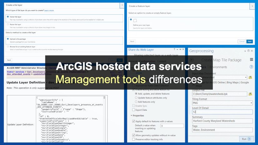 EsriDevs's tweet image. Take control of your ArcGIS hosted data services! Explore the various management tools and workflows to optimize your data management. 📈💡 #ArcGIS #DataServices

Learn more ➡️ ow.ly/X61L50XhJqR