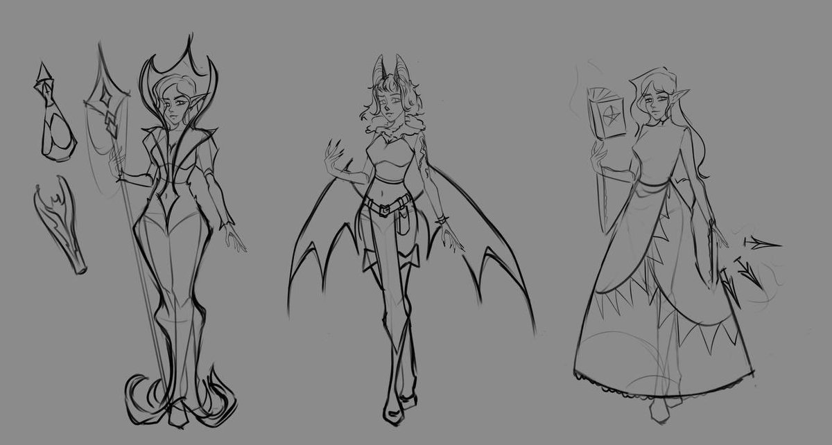 Terrytea1544963's tweet photo. I made a few character concepts might polish a couple of them into adopts 🌙
#conceptart https://t.co/jDE8GG6zt0