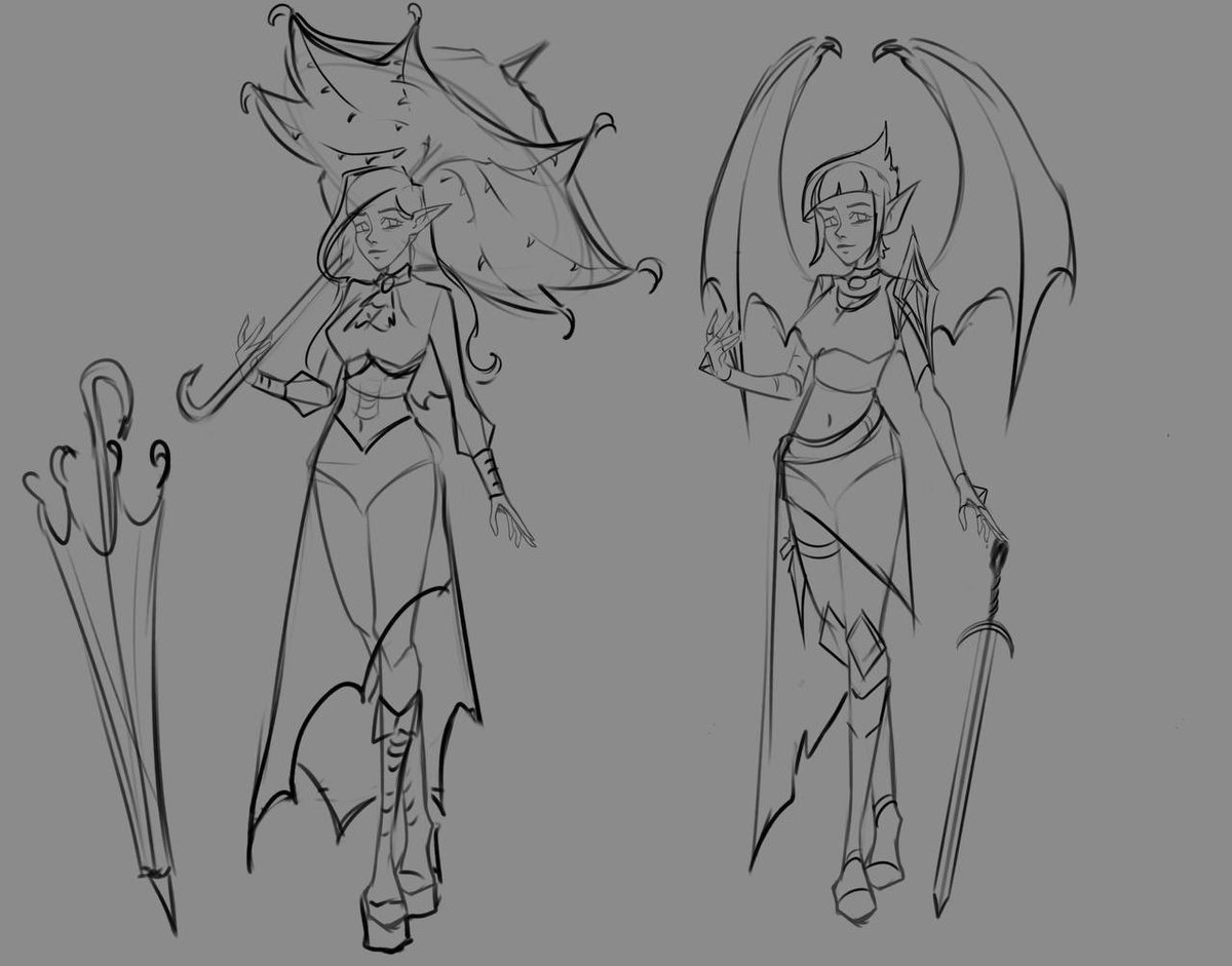 Terrytea1544963's tweet photo. I made a few character concepts might polish a couple of them into adopts 🌙
#conceptart https://t.co/jDE8GG6zt0