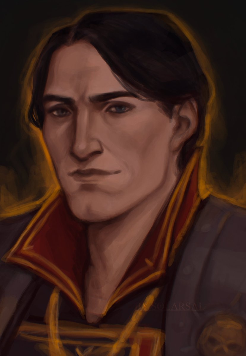 sketch of Heinrix van Calox (Rogue Trader).

(lo and behold, my new husband now)

#RogueTrader #heinrixvancalox