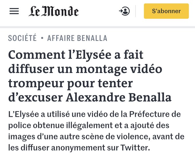 Macron souhaite instaurer un ministère de la vérité
