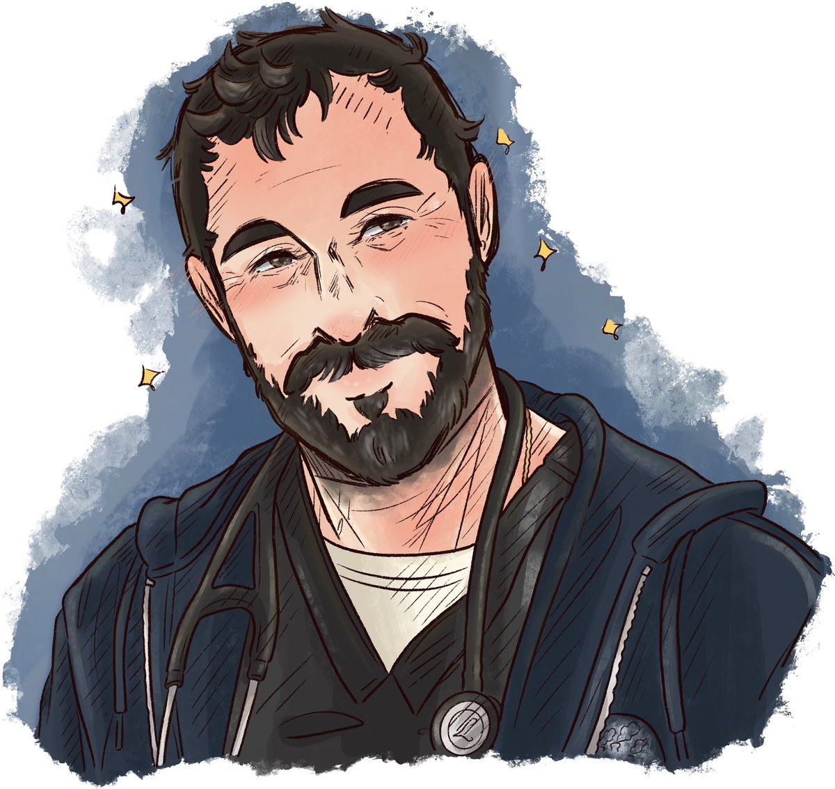 natendo_art's tweet image. His smile 🥺🥺🥺💕

#thepitt #michaelrobinavitch #drrobby #robbythepitt