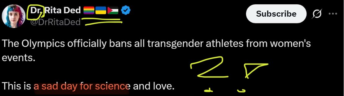 terracornis's tweet image. 🤣🤦🏼🫩 I really don’t think ‘SCIENCE’ means what IT thinks it does…
 What an absolute CLOWN!!🤡 (oh - and #SupportTheCurrentThing in the bio - obviously and obsessively).