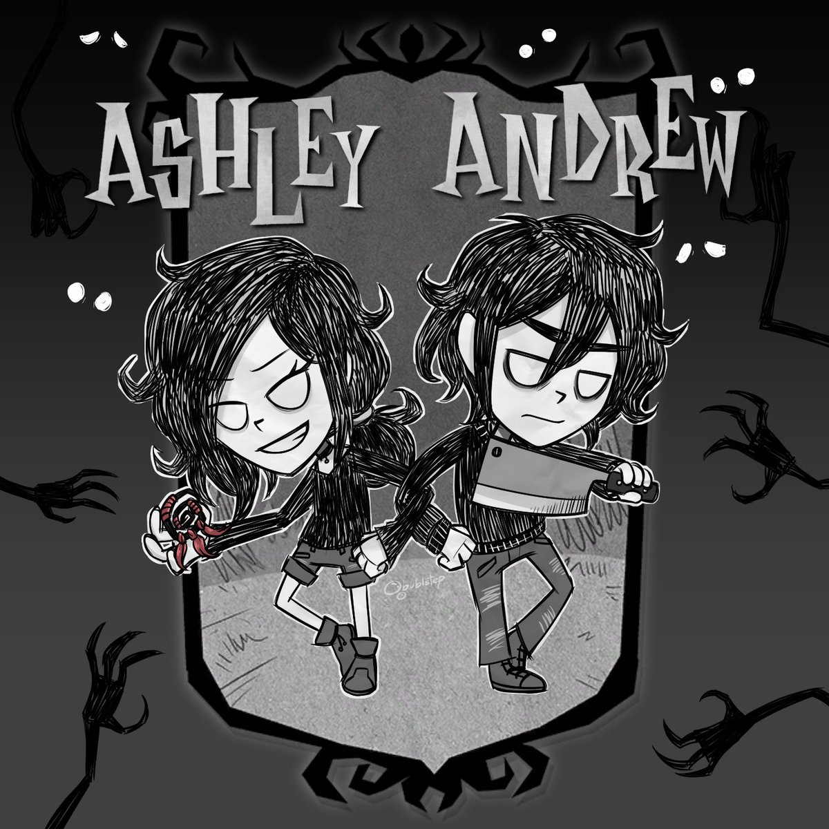 bublstep's tweet image. I feel like they'd fit in The Constant pretty well... 🤔

#tcoaal #tcoaalfanart #thecoffinofandyandleyley #thecoffinofandyandleyleyfanart #ashleygraves #AndrewGraves #DontStarve