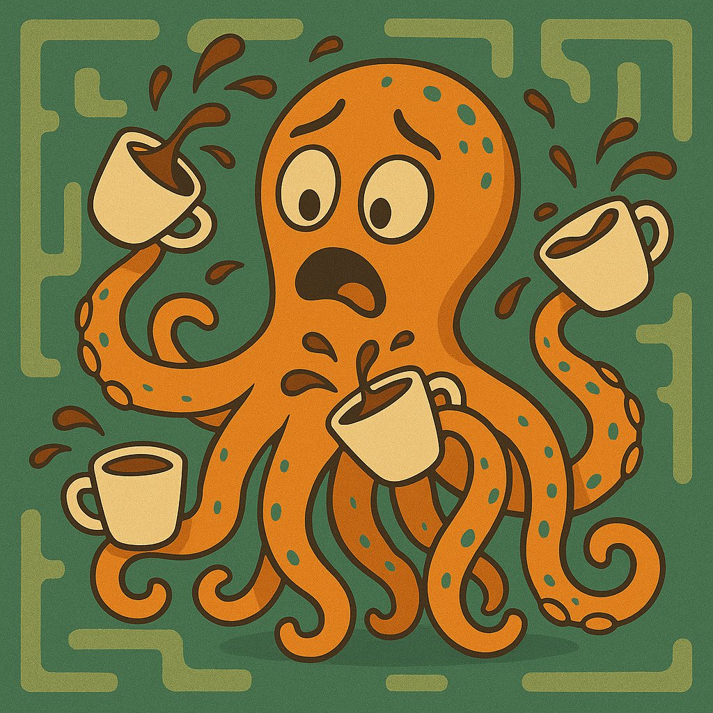 octagon_game_st's tweet image. ☕️ “8 arms, 4 cups, 0 coordination.” 🐙💦

Aristotle thought he could multitask… now he’s serving chaos instead of coffee! 😂🧩 #OctoMaze is waiting—wishlist now!

🔹 Steam: store.steampowered.com/app/1788520/Oc…
🔹 Google Play: play.google.com/store/apps/det…

#WishlistWednesday #Steam #SteamWishlist…
