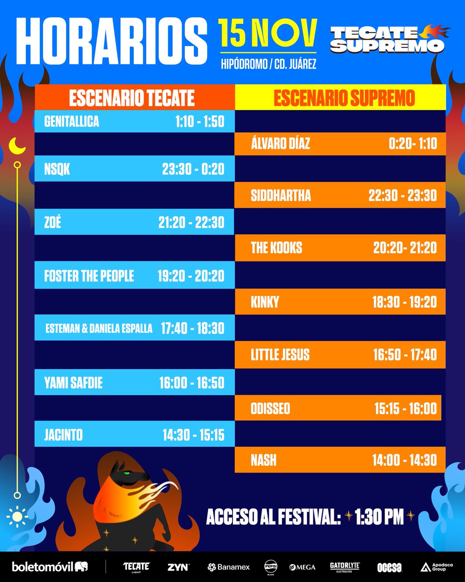 tecatesupremo's tweet photo. Conoce los horarios oficiales de  #TecateSupremo 🐎🔥

👉🏻 Boletos a través de BoletoMovil https://t.co/2O0tJ1LVQu