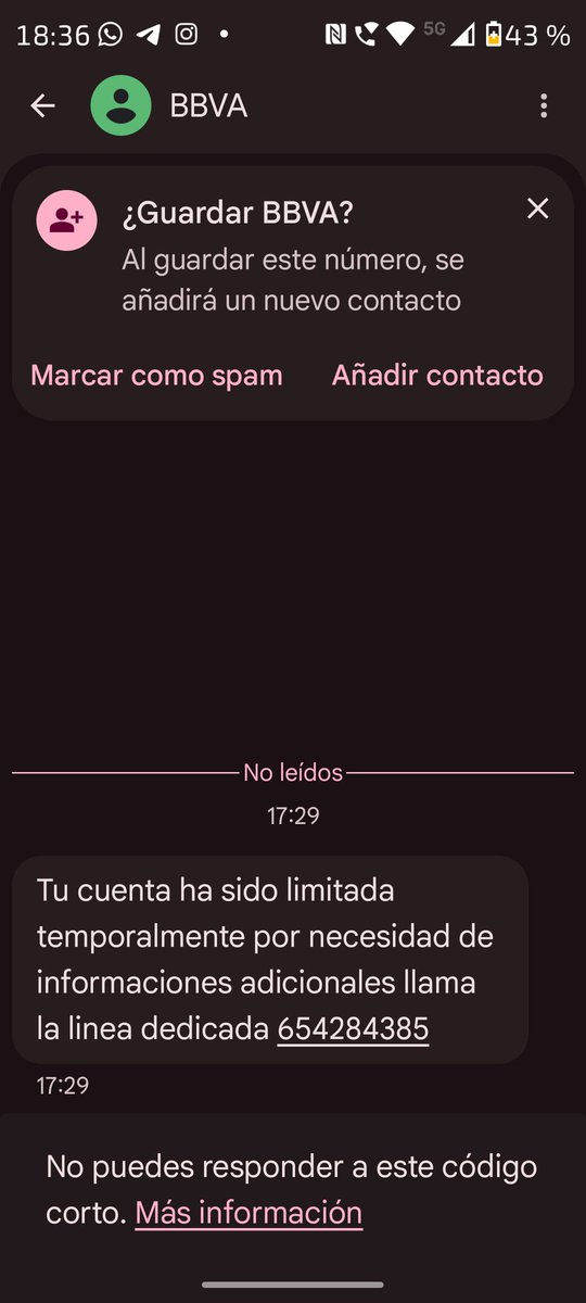 jurimoque's tweet image. Ojo con esta #estafa @bbva