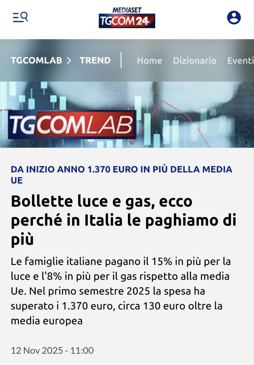 🚑 La risposta é ovvia, ma non viene neanche menzionata: perché abbiamo sanzionato il nostro miglior fornitore energetico possibile! 🤭
👉🏼 Ovviamente, un po' come il marito che per far dispetto alla moglie si taglia il "Pipi" 😁
#Russia