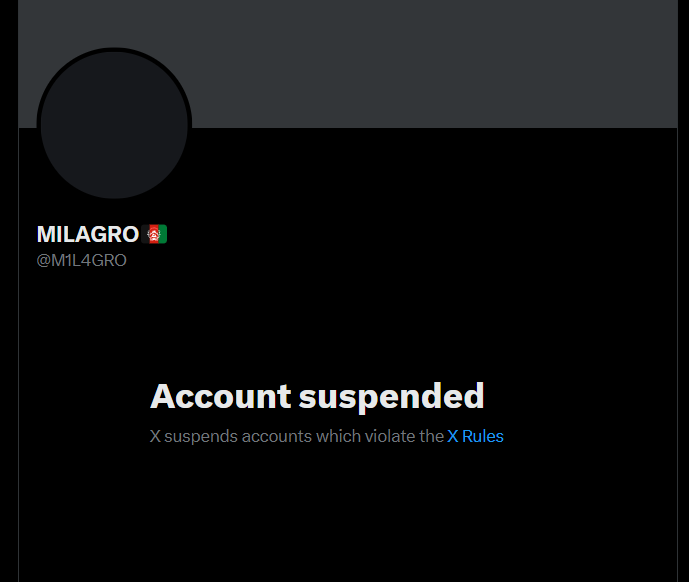 Asuka998790's tweet image. Milagos banned before Asuka btw 😭😭 #whiteprivilege