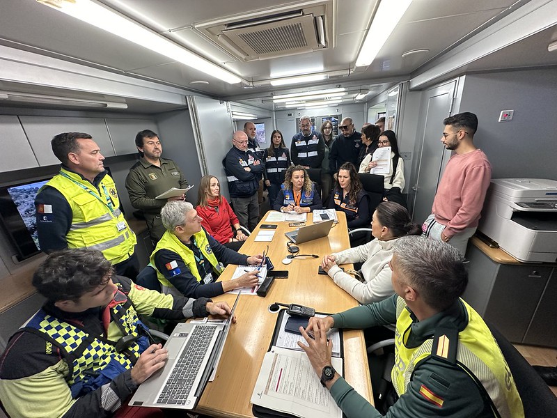 Plan_INFOCAM's tweet image. #INFOCAM de @gobjccm ha participado en el #SIMULACRO de aplicación del Plan Especial de Emergencias de Protección Civil por Inundaciones (PRICAM) en Alcaudete de la Jara, #Toledo por fuertes lluvias y rotura de presa
