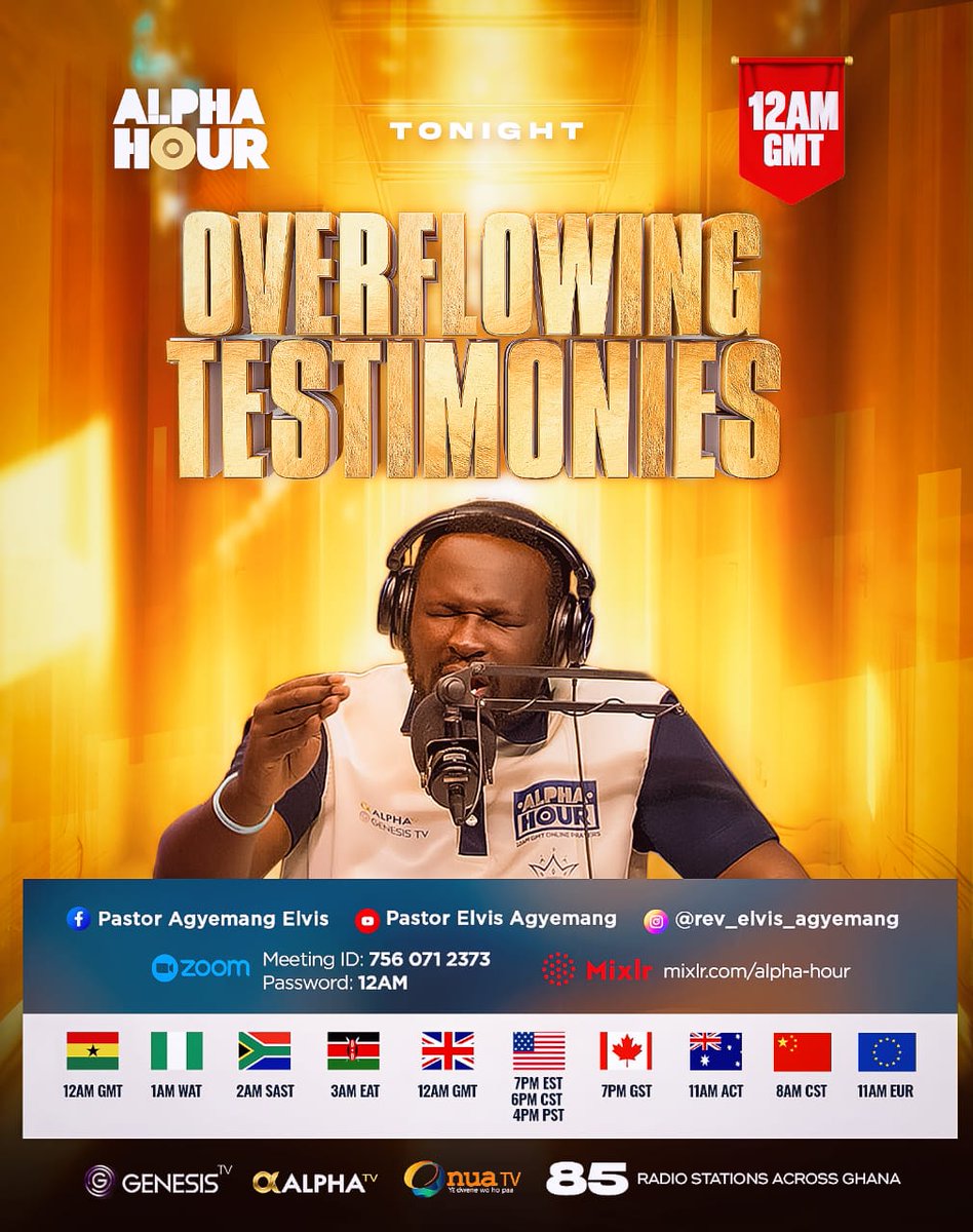 REAgyemang's tweet image. Testimonies are pouring in already. What God has begun in your life, He will finish. Get ready for back-to-back breakthroughs, answered prayers, and undeniable miracles.

Your mouth will be filled with testimonies. You’re next in line to testify in Jesus name...

Don’t miss Alpha…