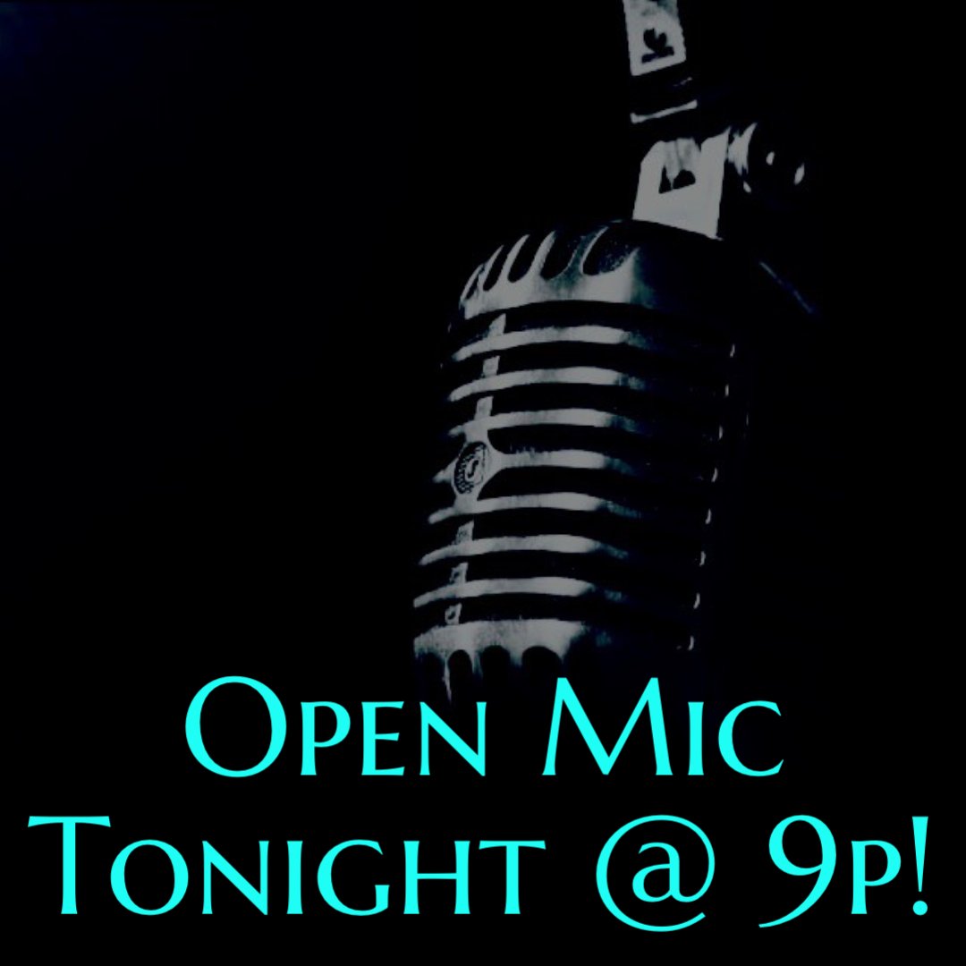 Caffeine! Lunch! The Happy Hours 3-7p, THEN Amarillo’s longest-running Open Mic kicks off @ 9p, so come@out and show us what you got!