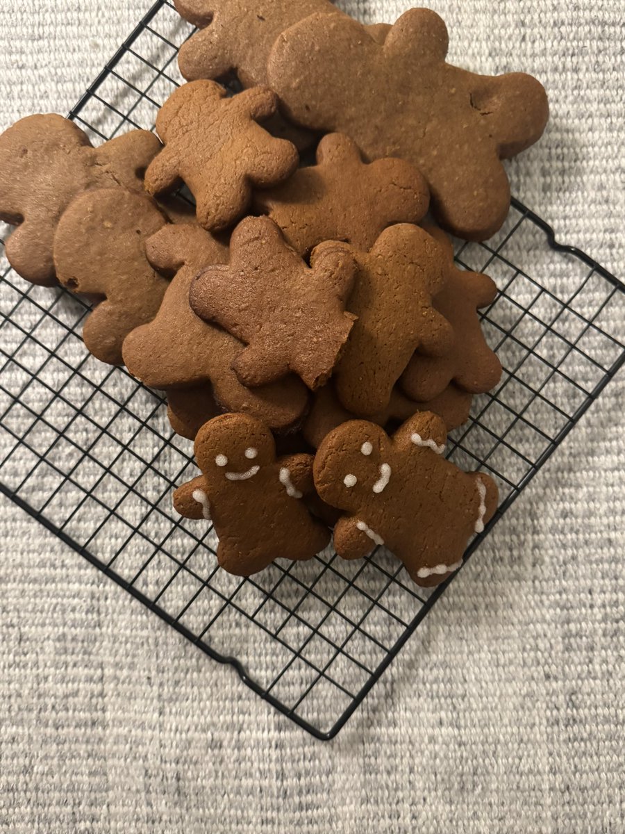 Finally!! , I made Gingerbread cookies 🫚.
