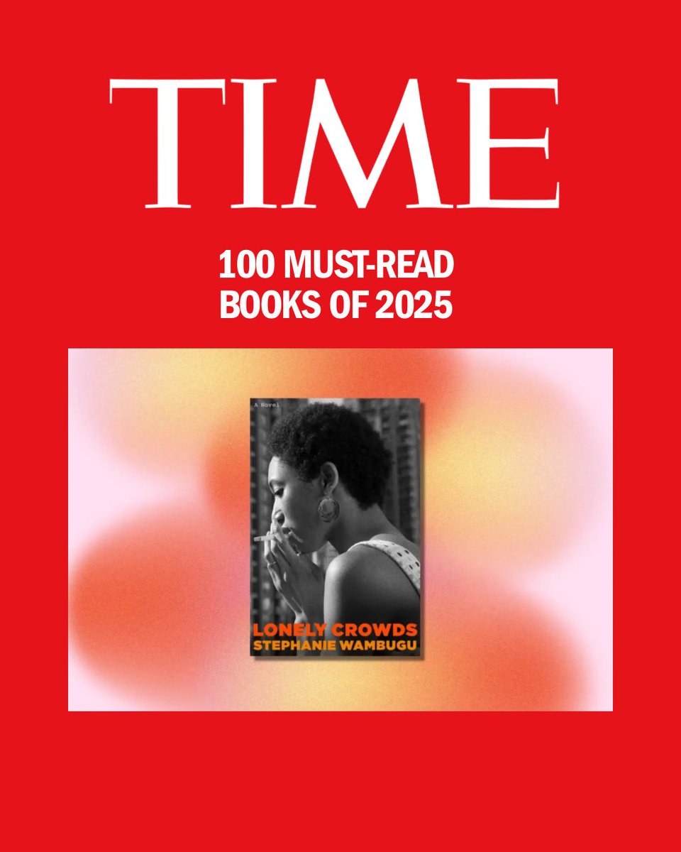 Lonely Crowds on Time Magazine’s List of 100 Must-Read Books of 2025! thank you <a href="/TIME/">TIME</a>