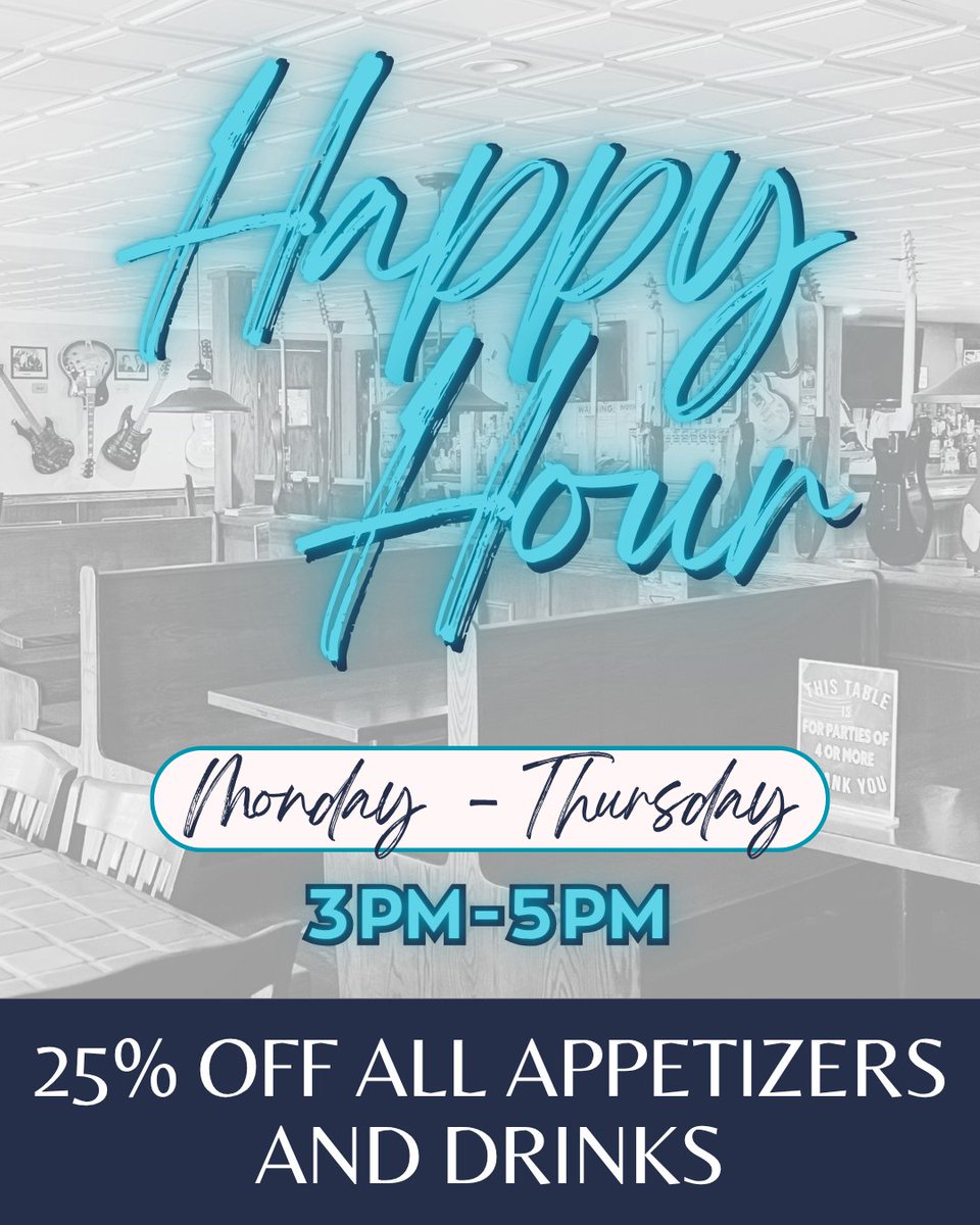 TagsRestaurant's tweet photo. It’s National Happy Hour Day! 🎉
The best reason yet to join us for drinks and bites at Tag’s Restaurant!

🍸 Happy Hour: Monday–Thursday | 3–5PM
🍺 Specials: 25% off all appetizers and drinks

Come unwind, catch up with friends, and make this Happy Hour a little happier! 😄 https://t.co/qPQChQmS0y