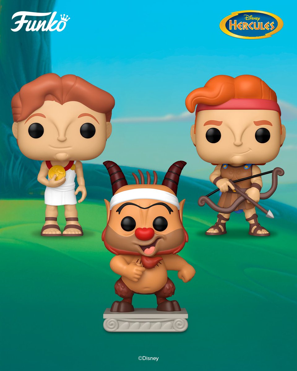 OriginalFunko's tweet image. Don&apos;t tell Hades. New collectibles from Disney&apos;s Hercules are coming soon. 🌩️

bit.ly/444A116

#Funko #FunkoPOP #Disney