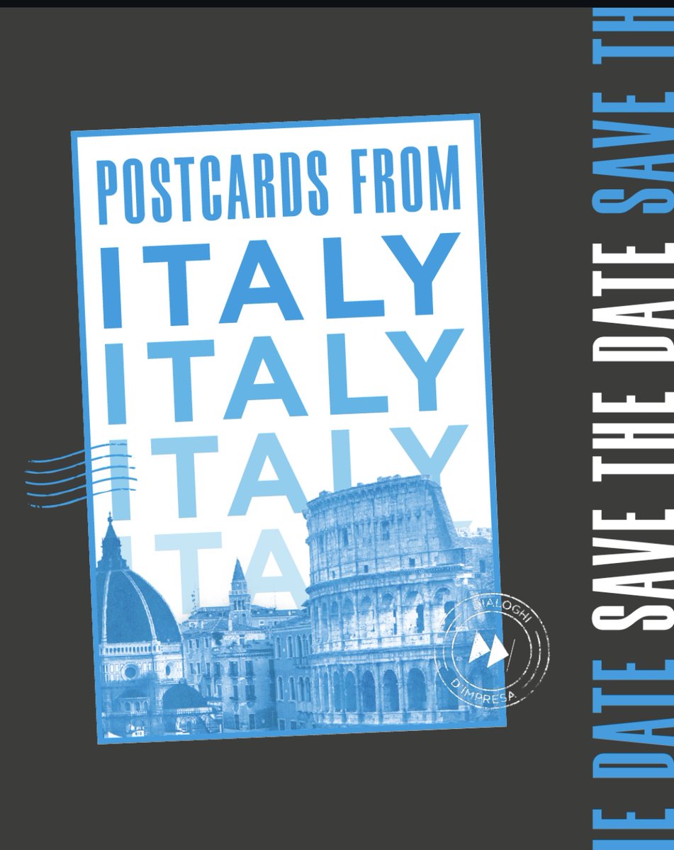 Dialoghi d'Impresa inizia il 13/11 con due appuntamenti al Campus San Giobbe e a Ca Foscari con Anna Moretti, direttrice del Master in Tourism Innovation (Ca Foscari) e Federica Montaguti researcher Ciset (San Giobbe). 
Il tuo posto su Eventbrite: eventbrite.com/e/dialoghi-dim…