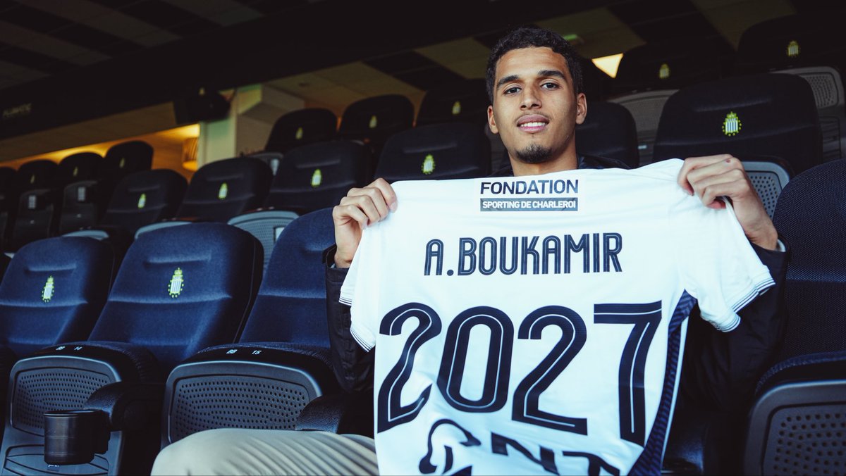 SportCharleroi's tweet image. AMINE. 2027. 🦓🖤🤍

#RCSC #NapoleonScore ⚫️⚪️