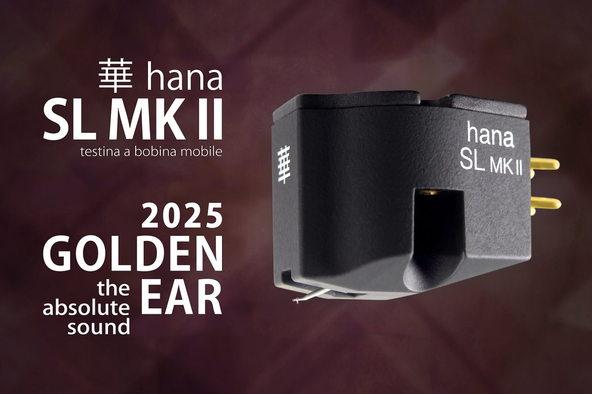 _AudioReference's tweet image. La rivista The Absolute Sound ha assegnato il riconoscimento "2025 Golden Ear" al fonorivelatore high-end a bobina mobile e bassa uscita Hana SL MKII.

audioreference.it/?page=news&amp;amp;id=…
#AltaFedeltà #Hana #HanaSLMKII