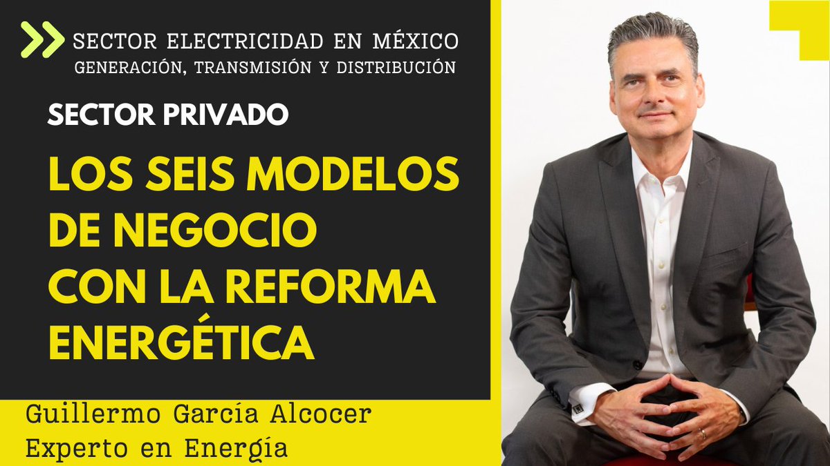 #SectorEnergético. En #LaEntrevista con <a href="/garcialcocer/">Guillermo García Alcocer</a>   experto en energía,  hace un análisis de la reforma al sector eléctrico y apunta los temas clave para entender y poner en la mesa modelos de negocio para el sector privado.  ¡Recomendada! 👏 👏 💯
📌  Diagnóstico del sector