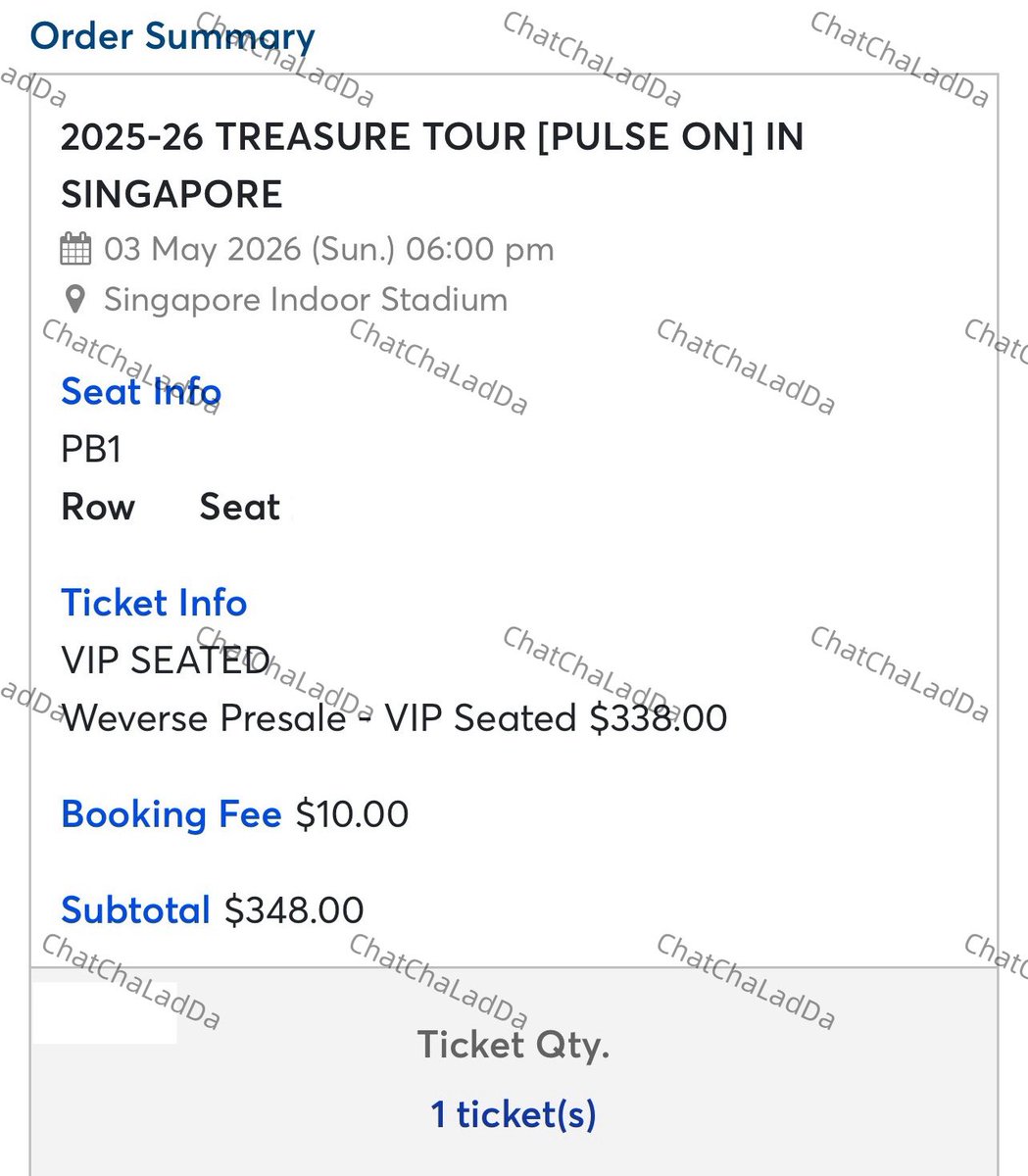 chatchaladda's tweet image. มารีวิวให้ร้านค่า เราได้บัตรไปหาน้องสมที่สคปแล้ว ขอบคุณนะคะ ถึงแม้ร้านจะกดโซนหลักมาไม่ได้แต่ร้านก็กดสำรองมาได้ตามบรีฟเลย ค่ากดก็น่ารัก ไว้รอบหน้าจะมาใช้บริการอีกนะคะ🫶🏻💞
#อันยองกดบัตร #aunyonginter