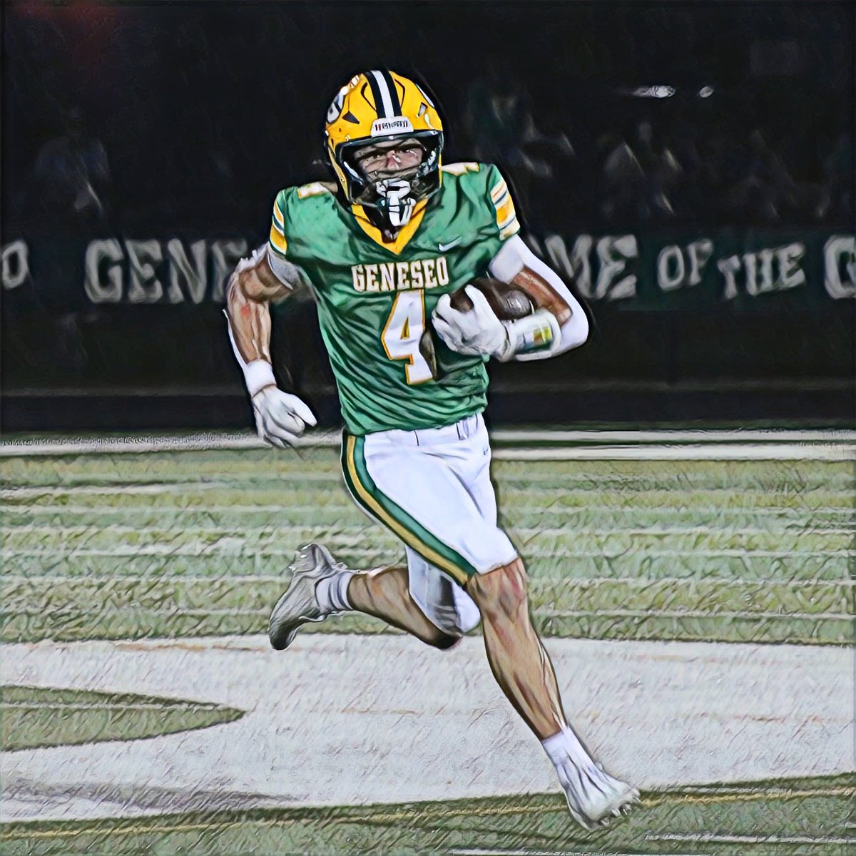 Congratulations Kye on being named to the Illinois High School Coaches Association All-State! 💚🏈